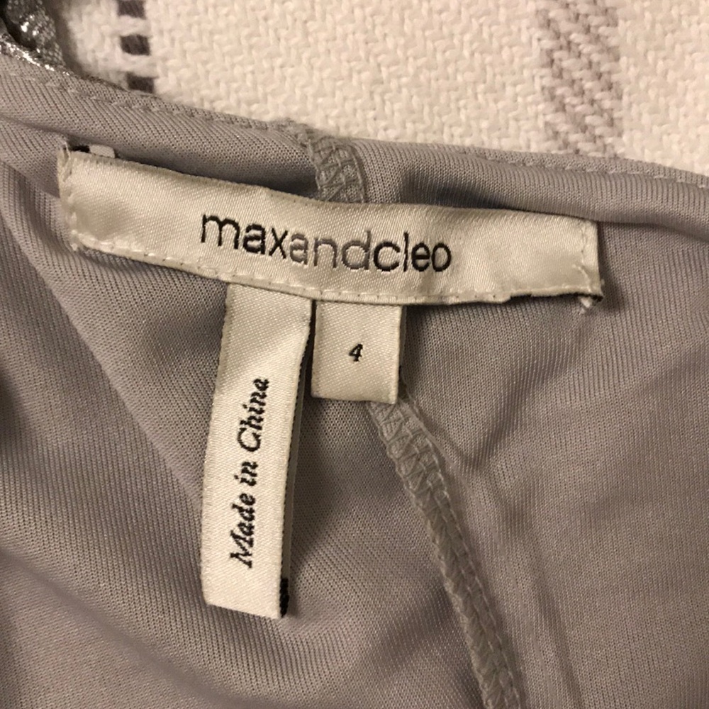 Silver Max and Cleo cocktail dress - Picture 4 of 5